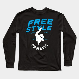 Freestyle Fanatic Swimmer 2 Long Sleeve T-Shirt